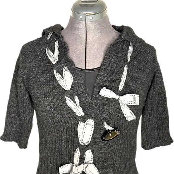 # American Rag  Knit Sweater with Hood - Picture 1 of 10